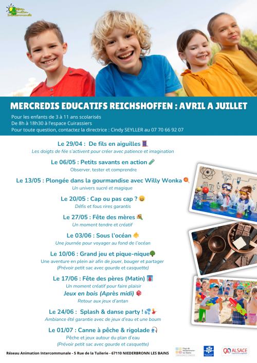 Reichshoffen avril juillet 2026